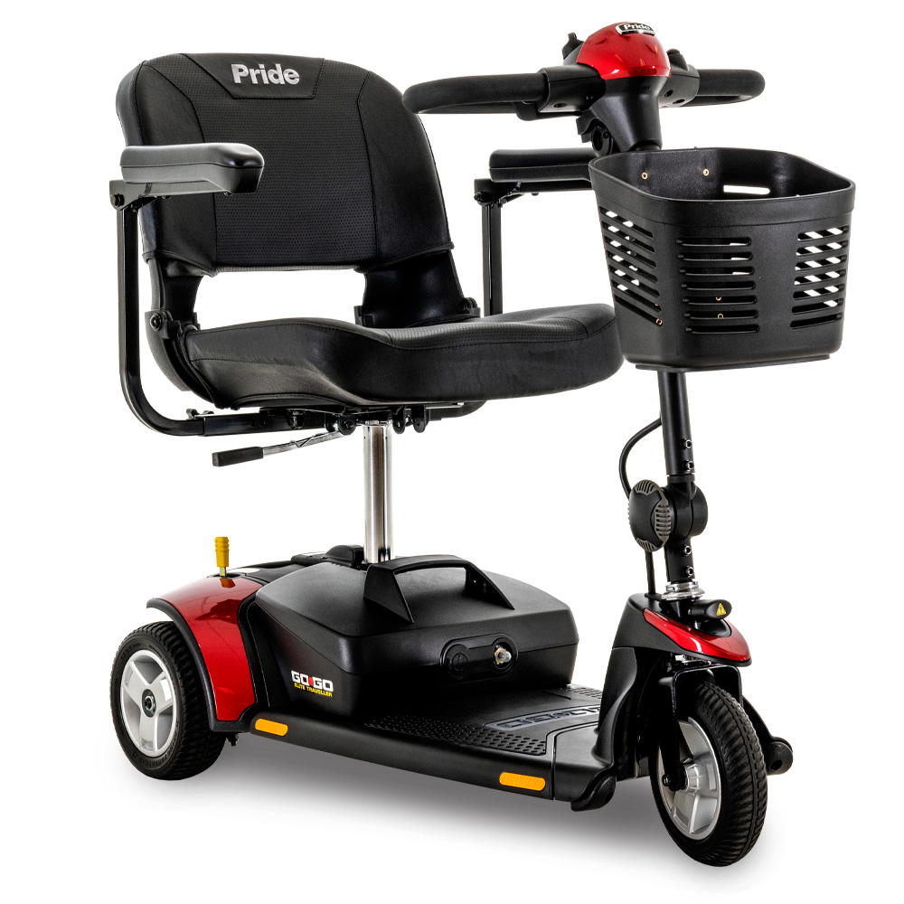 Go-Go Elite Traveller three-wheel mobility scooter