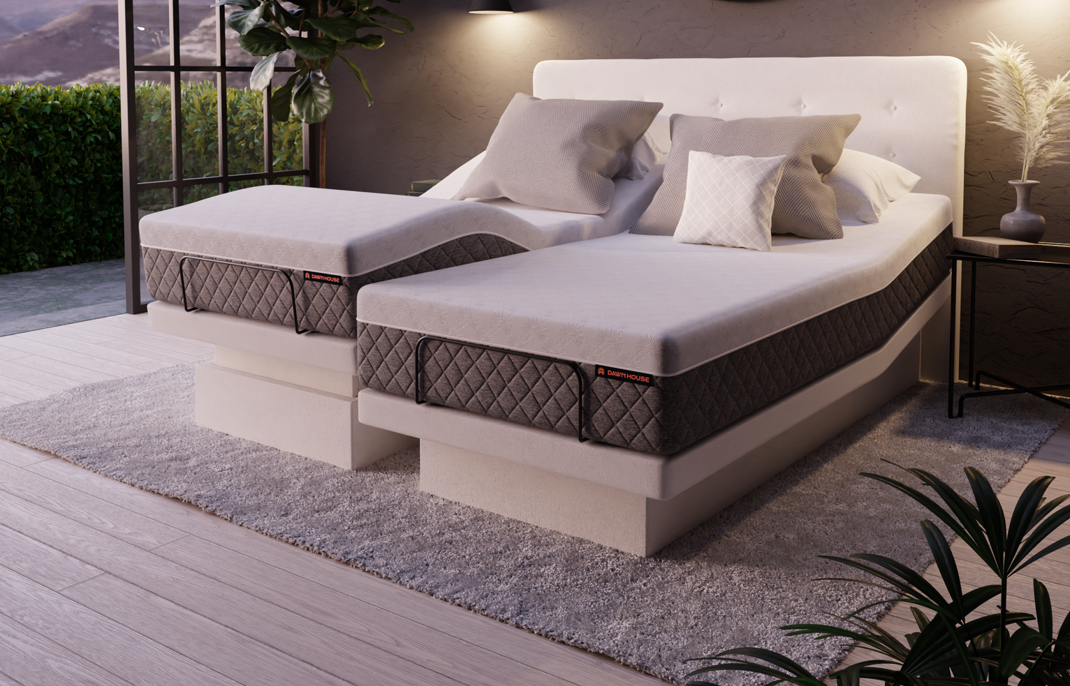 Dawn House bed with head and foot articulation