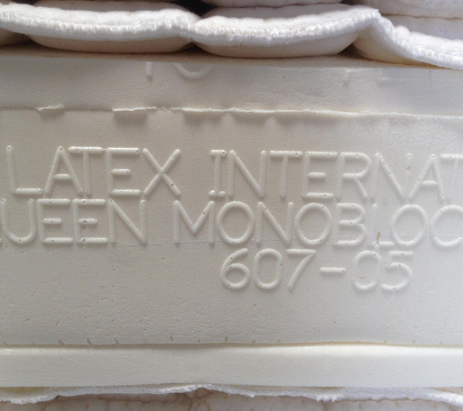 High-profile natural latex mattress